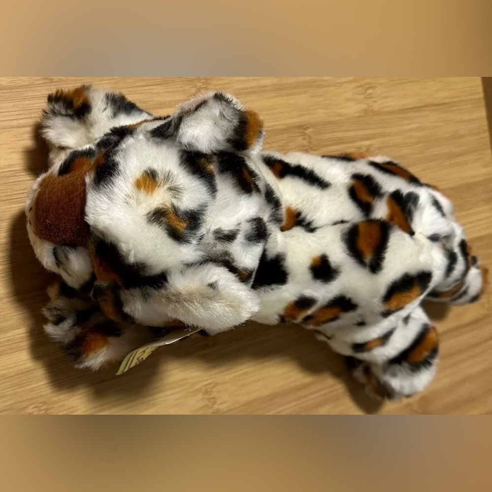 NWT Cute Plush Baby Cub LEOPARD CHEETAH Stuffed Animal 10" (13” Nose To Tail)